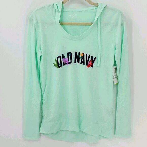 Old Navy hooded top. XS, go-dry. New with tags. Beautiful shade of green.‎ - Picture 1 of 7